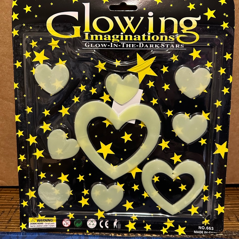 Glow in the dark Hearts